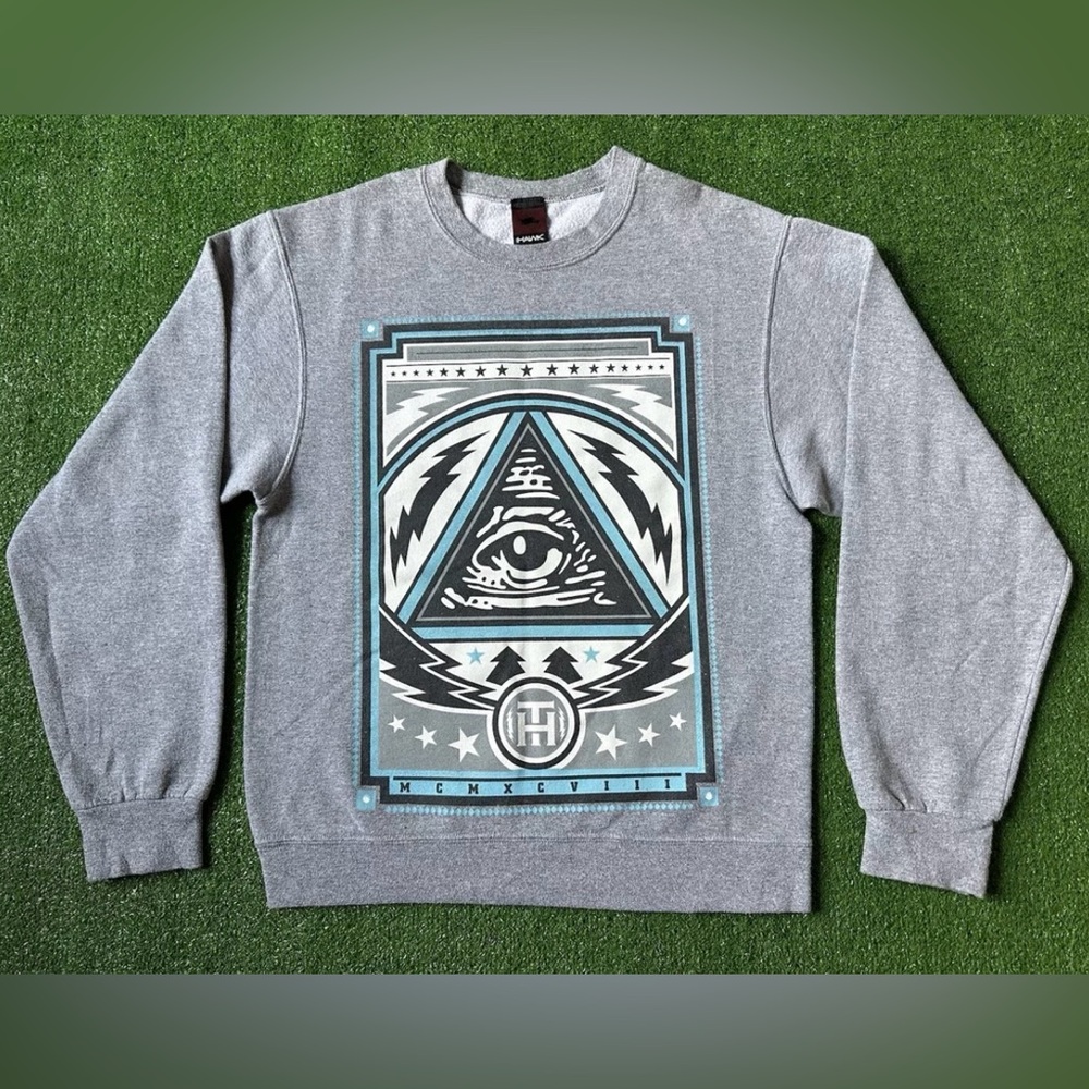 Vintage Y2K Tony Hawk Skateboard Crewneck Sweatshirt Men's Size Small